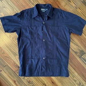 Polo Ralph Lauren Guayabera-Style Shirt Size M